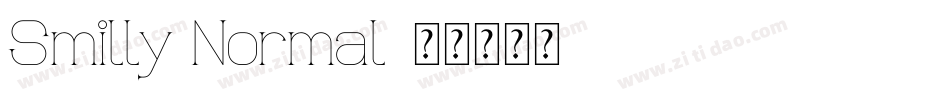 Smilly Normal字体转换